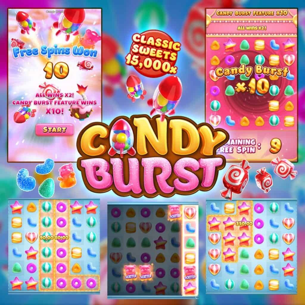 candy burstกติกาและสัญลักษณ์