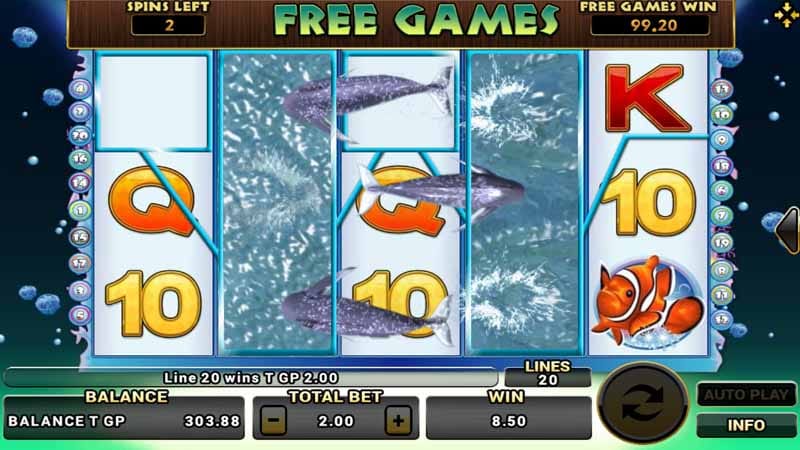 ทดลองเล่น เกมDolphin Reef