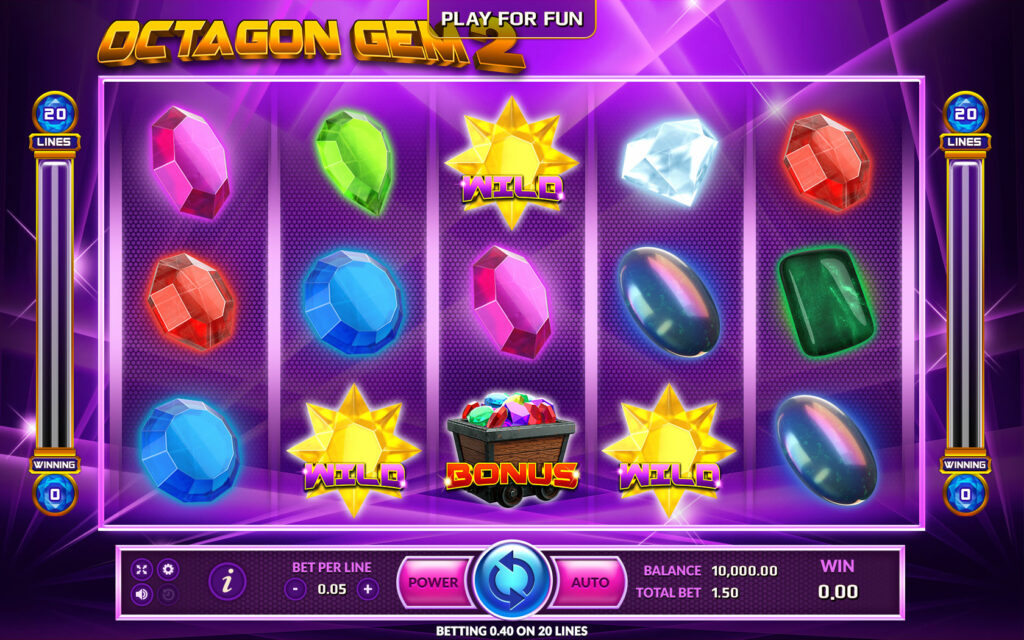 รีวิว เกมสล็อต Octagon Gem 2