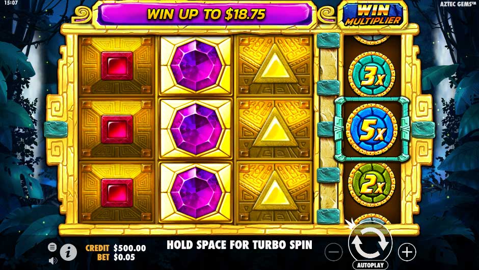 รีวิวเกม aztec gems slot