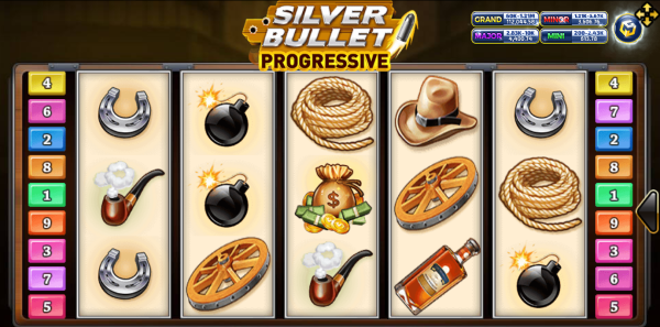 รีวิว เกม สล็อต Silver Bullet Progressive