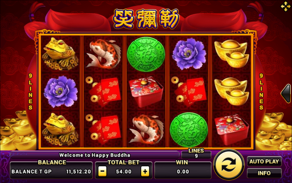 รีวิวเกมสล็อต Happy Buddha