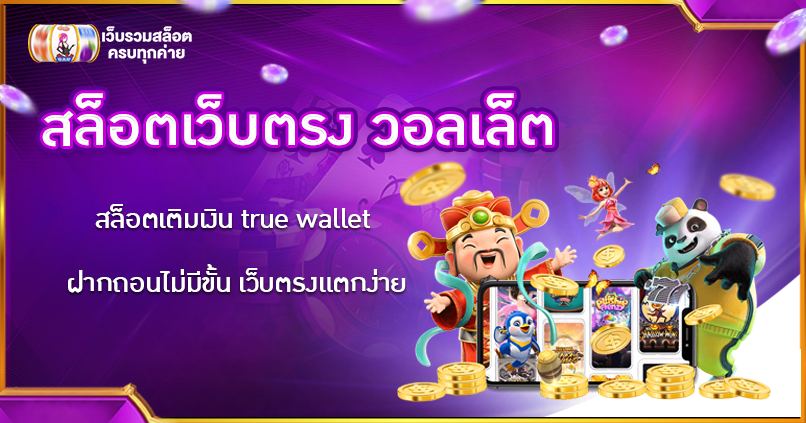 รวมเว็บสล็อต ฝาก-ถอน true wallet