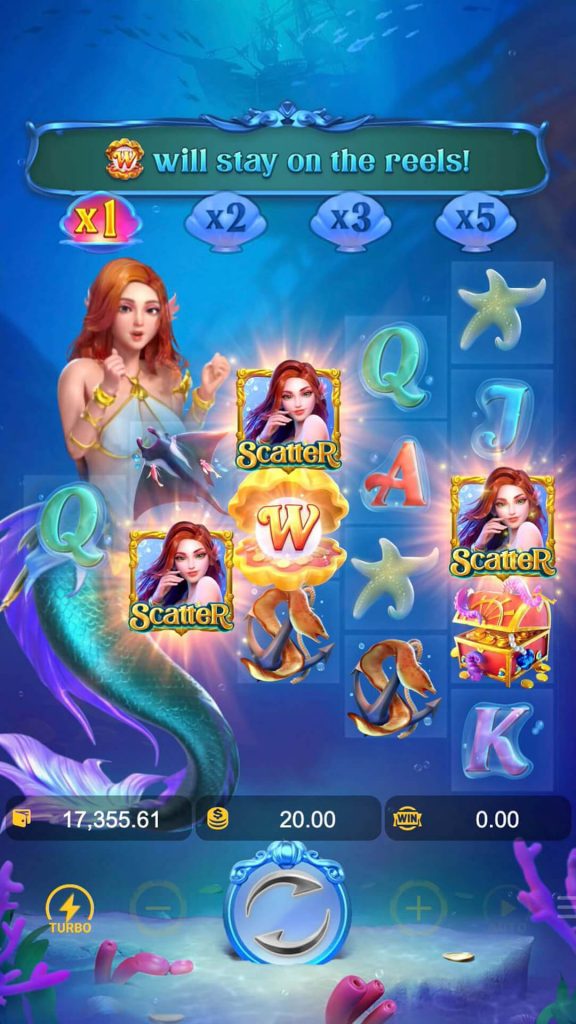 รูปแบบการเล่นเกม Mermaid Riches